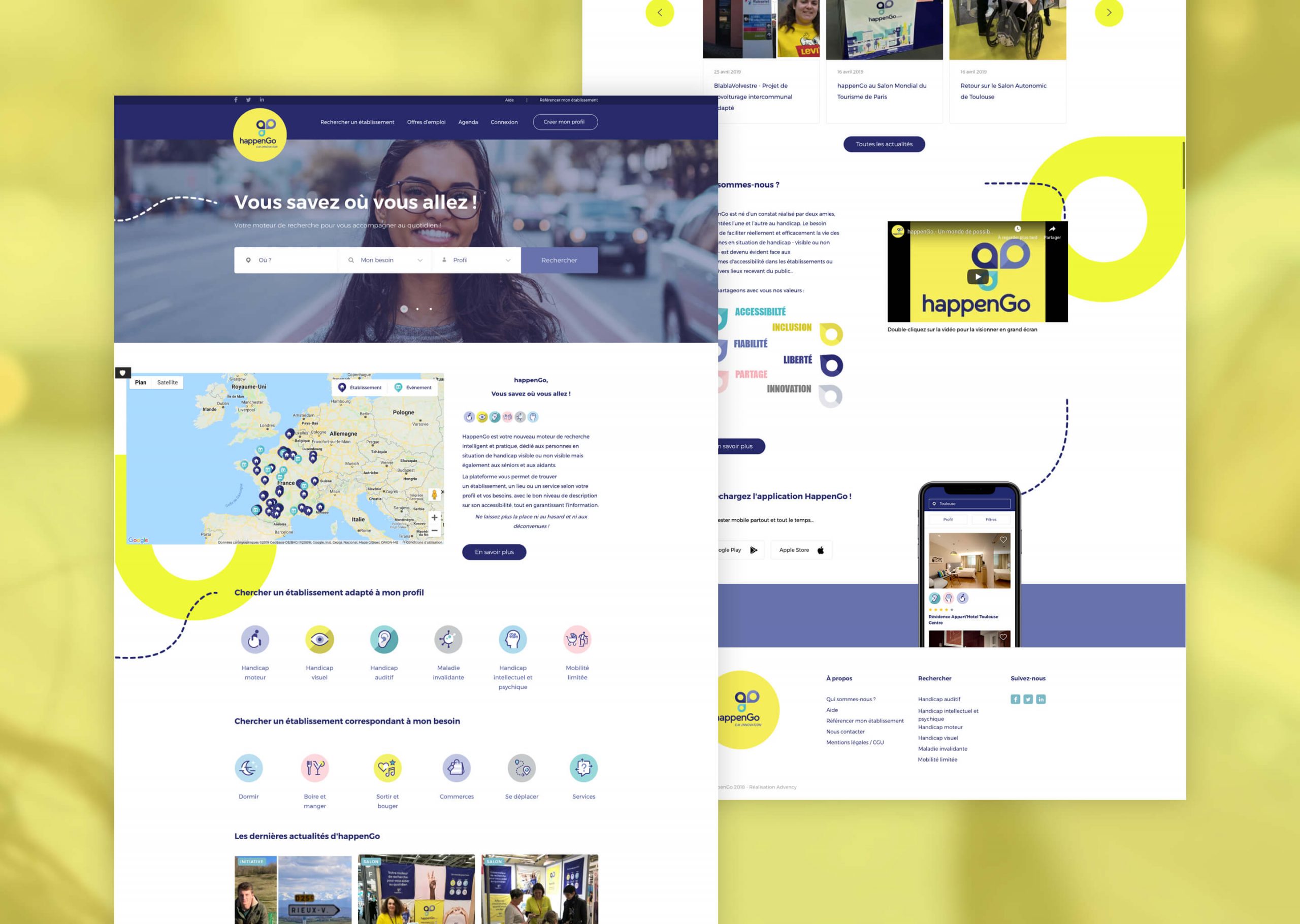 Webdesign HappenGo