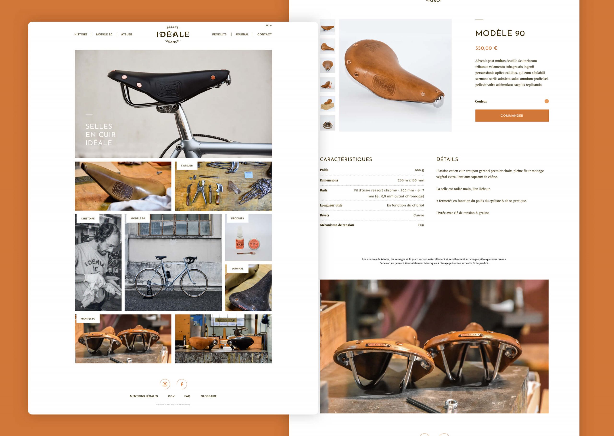 Idéale UI/UX Design