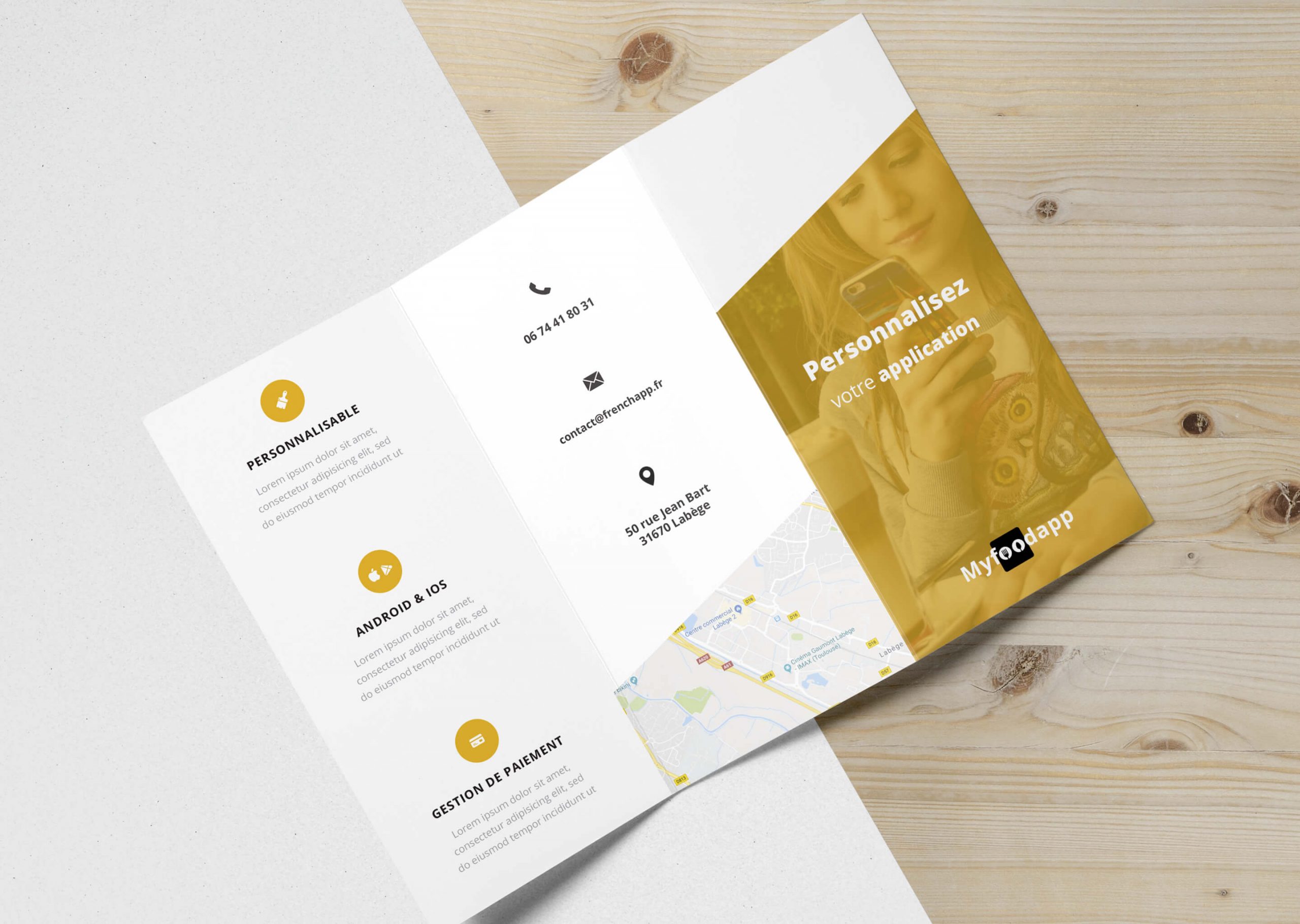 Myfoodapp Dépliant Myfoodapp