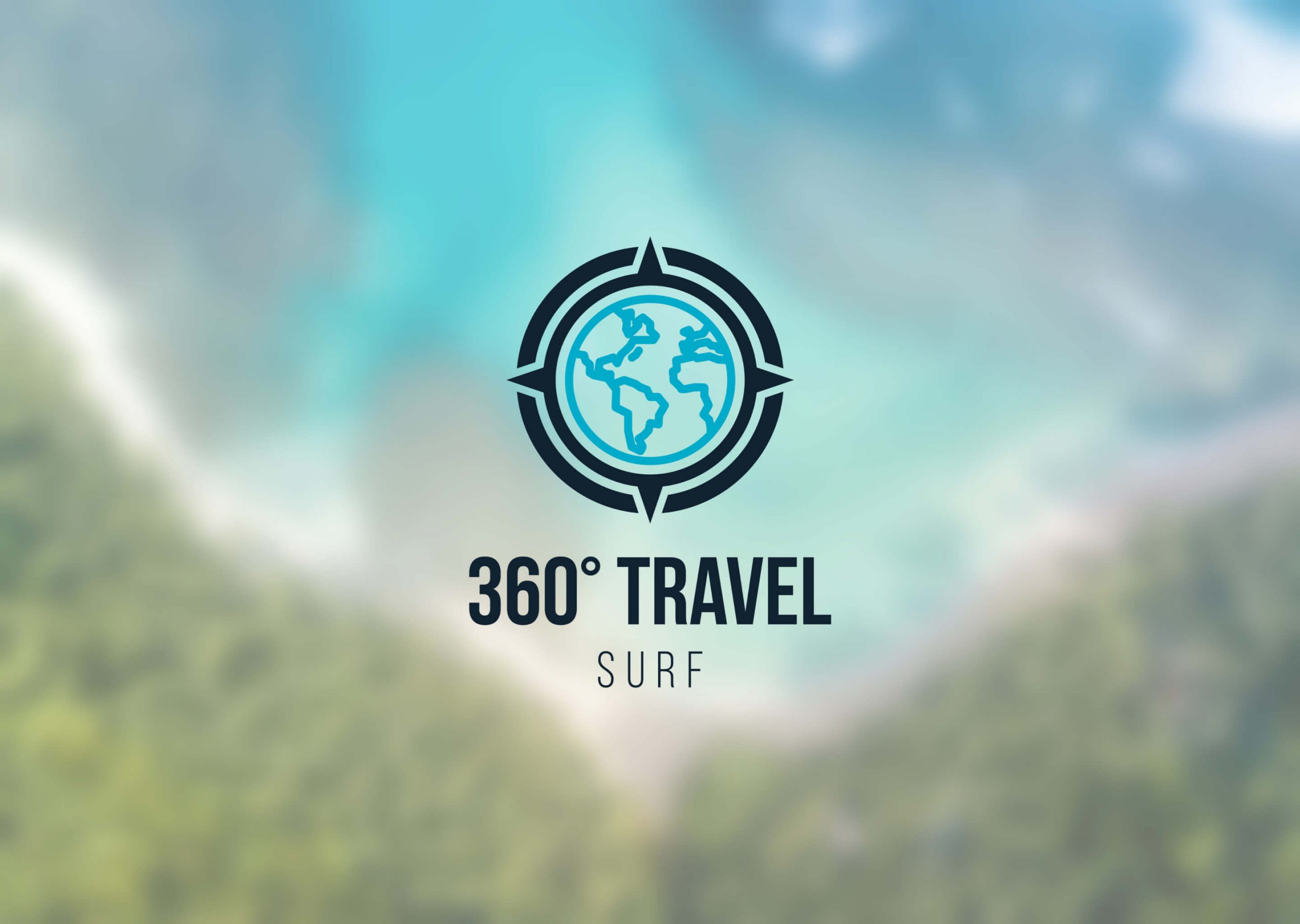 360 Surf Logo Réalisation logo Occitanie