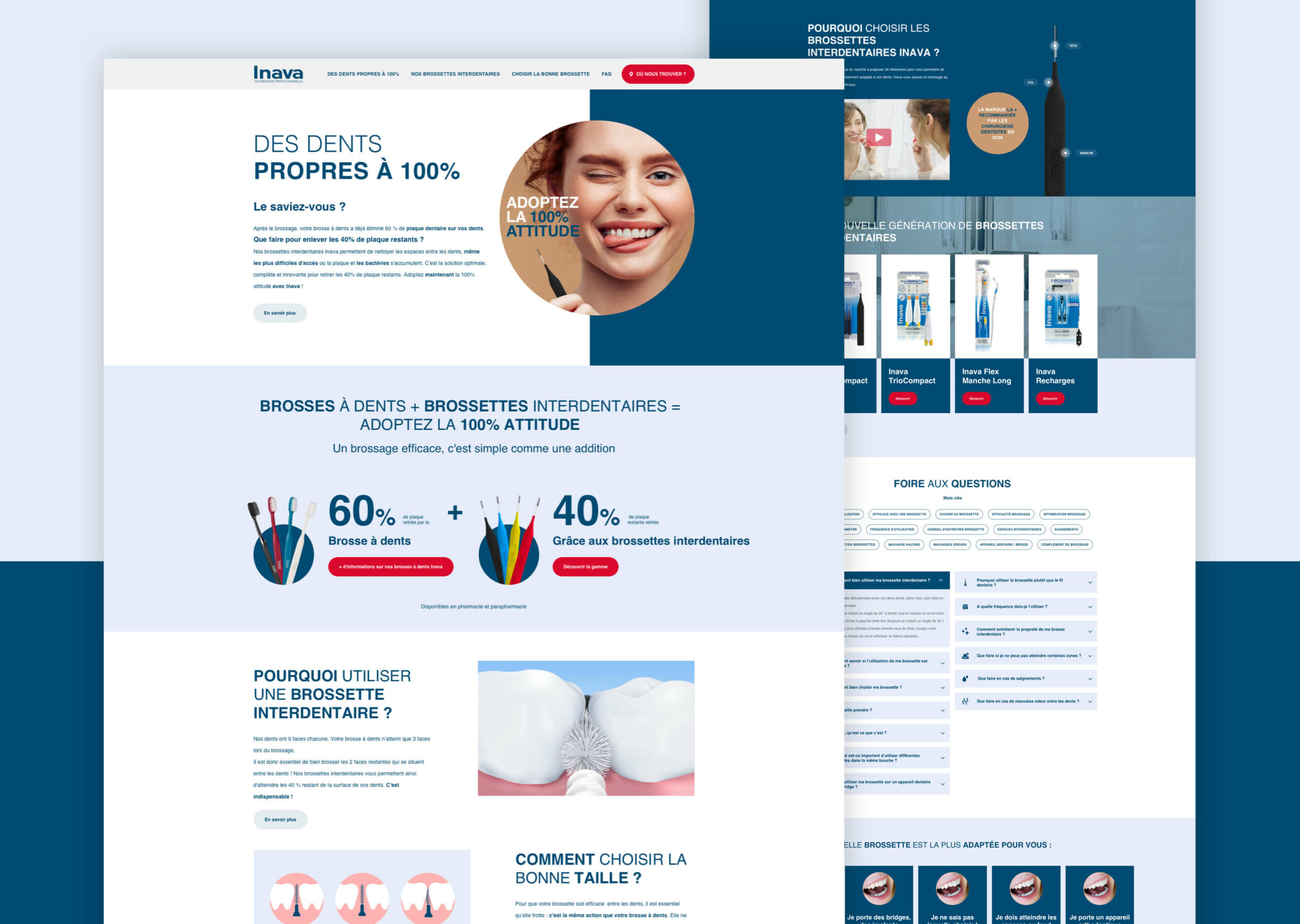 Inava landing page