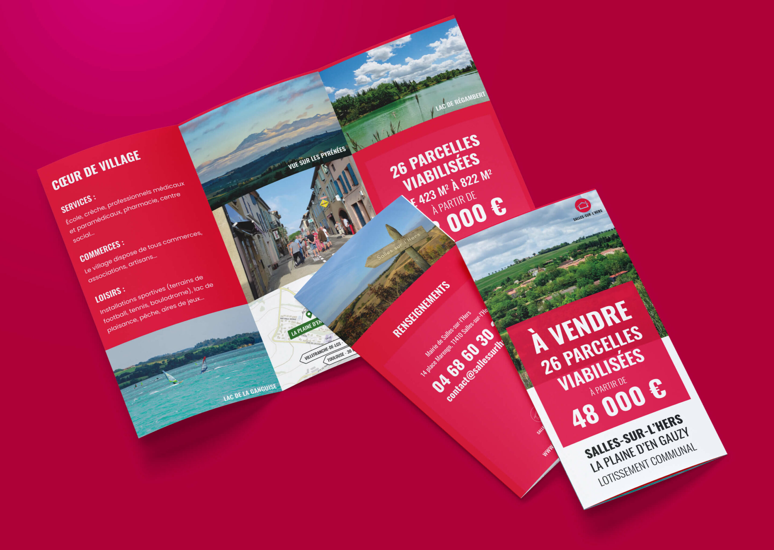 Trifold-Mairie Powerpoint de présentation